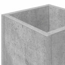 vidaXL Napernyő Állvány Beton Szürke 20 x 20 x 55,5 cm Szerelt Fa
