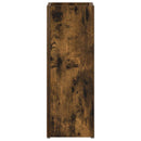 vidaXL Napernyő Állvány Füstölt tölgy 20 x 20 x 55,5 cm Szerelt Fa