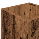vidaXL Napernyő Állvány tárolóval Öreg fa 20 x 20 x 55,5 cm Szerelt Fa