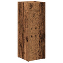 vidaXL Napernyő Állvány tárolóval Öreg fa 20 x 20 x 55,5 cm Szerelt Fa