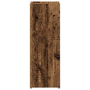 vidaXL Napernyő Állvány tárolóval Öreg fa 20 x 20 x 55,5 cm Szerelt Fa