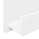 vidaXL Magazin állvány polcokkal Fehér 51 x 11 x 102 cm Faanyag