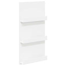vidaXL Magazin állvány polcokkal Fehér 51 x 11 x 102 cm Faanyag
