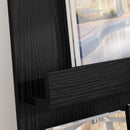 vidaXL Magazin állvány Fekete tölgy 51 x 11 x 102 cm Szerelt Fa