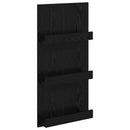vidaXL Magazin állvány Fekete tölgy 51 x 11 x 102 cm Szerelt Fa