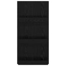 vidaXL Magazin állvány Fekete tölgy 51 x 11 x 102 cm Szerelt Fa