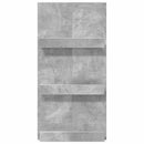 vidaXL Magazin állvány Beton Szürke 51 x 11 x 102 cm Szerelt Fa
