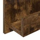 vidaXL Magazin állvány Füstölt tölgy 51 x 11 x 102 cm Faanyag
