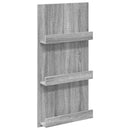 vidaXL Magazin állvány Szürke Sonoma 51 x 11 x 102 cm Faanyag