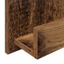 vidaXL Magazin állvány polcokkal Öreg fa 51 x 11 x 102 cm Faanyag