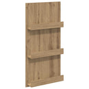 vidaXL Magazin állvány Artisan tölgy 51 x 11 x 102 cm Faanyag