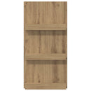 vidaXL Magazin állvány Artisan tölgy 51 x 11 x 102 cm Faanyag
