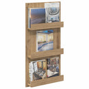 vidaXL Magazin állvány Artisan tölgy 51 x 11 x 102 cm Faanyag