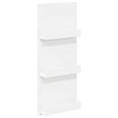 vidaXL Magazin állvány polcokkal Fehér 43 x 11 x 102 cm Faanyag