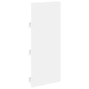 vidaXL Magazin állvány polcokkal Fehér 43 x 11 x 102 cm Faanyag