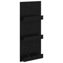 vidaXL Magazin állvány Fekete tölgy 43 x 11 x 102 cm Szerelt Fa
