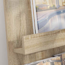 vidaXL Magazin állvány Sonoma tölgy 43 x 11 x 102 cm Szerelt Fa