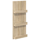 vidaXL Magazin állvány Sonoma tölgy 43 x 11 x 102 cm Szerelt Fa
