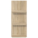 vidaXL Magazin állvány Sonoma tölgy 43 x 11 x 102 cm Szerelt Fa