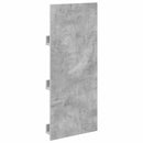 vidaXL Magazin állvány Beton Szürke 43 x 11 x 102 cm Szerelt Fa