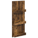 vidaXL Magazin állvány Füstölt tölgy 43 x 11 x 102 cm Faanyag