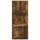 vidaXL Magazin állvány Füstölt tölgy 43 x 11 x 102 cm Faanyag