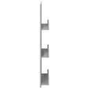 vidaXL Magazin állvány Szürke Sonoma 43 x 11 x 102 cm Faanyag
