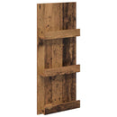 vidaXL Magazin állvány polcokkal Öreg fa 43 x 11 x 102 cm Faanyag