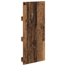 vidaXL Magazin állvány polcokkal Öreg fa 43 x 11 x 102 cm Faanyag