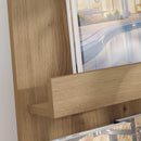 vidaXL Magazin állvány Artisan tölgy 43 x 11 x 102 cm Faanyag