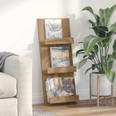 vidaXL Magazin állvány Artisan tölgy 43 x 11 x 102 cm Faanyag