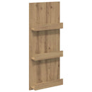 vidaXL Magazin állvány Artisan tölgy 43 x 11 x 102 cm Faanyag