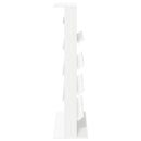 vidaXL Magazin állvány polcokkal Fehér 70 x 41 x 156 cm Faanyag