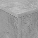 vidaXL Magazin állvány Beton Szürke 70 x 41 x 156 cm Szerelt Fa