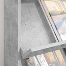vidaXL Magazin állvány Beton Szürke 70 x 41 x 156 cm Szerelt Fa