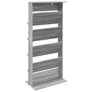 vidaXL Magazin állvány Szürke Sonoma 70 x 41 x 156 cm Faanyag