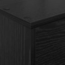 vidaXL Magazin állvány Fekete tölgy 70 x 41 x 126 cm Szerelt Fa