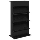 vidaXL Magazin állvány Fekete tölgy 70 x 41 x 126 cm Szerelt Fa