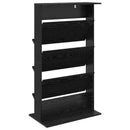 vidaXL Magazin állvány Fekete tölgy 70 x 41 x 126 cm Szerelt Fa
