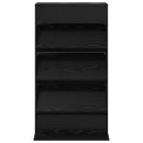 vidaXL Magazin állvány Fekete tölgy 70 x 41 x 126 cm Szerelt Fa