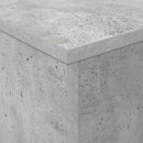 vidaXL Magazin állvány Beton Szürke 70 x 41 x 126 cm Szerelt Fa