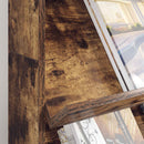 vidaXL Magazin állvány Füstölt tölgy 70 x 41 x 126 cm Faanyag