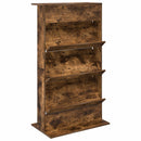 vidaXL Magazin állvány Füstölt tölgy 70 x 41 x 126 cm Faanyag