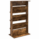 vidaXL Magazin állvány Füstölt tölgy 70 x 41 x 126 cm Faanyag