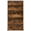 vidaXL Magazin állvány Füstölt tölgy 70 x 41 x 126 cm Faanyag