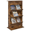 vidaXL Magazin állvány Füstölt tölgy 70 x 41 x 126 cm Faanyag