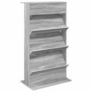 vidaXL Magazin állvány Szürke Sonoma 70 x 41 x 126 cm Szerelt Fa