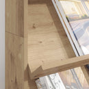 vidaXL Magazin állvány Artisan tölgy 70 x 41 x 126 cm Faanyag