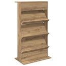 vidaXL Magazin állvány Artisan tölgy 70 x 41 x 126 cm Faanyag