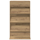 vidaXL Magazin állvány Artisan tölgy 70 x 41 x 126 cm Faanyag
